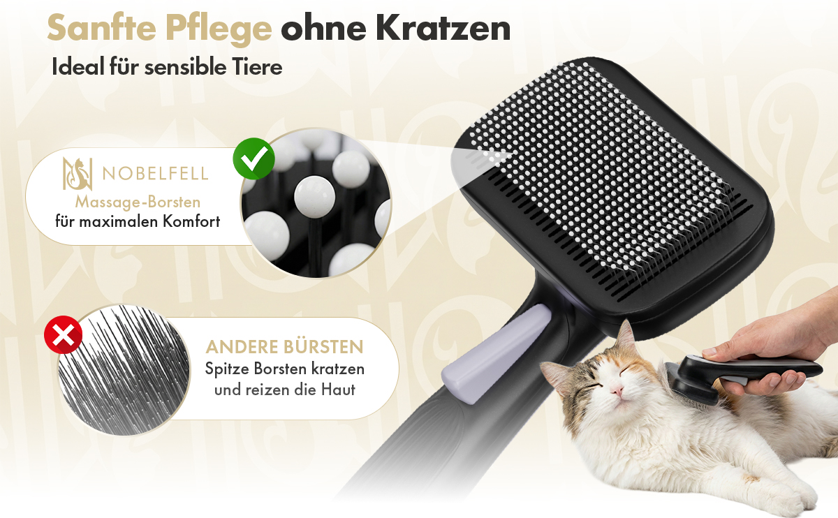 Sanfte Pflege ohne Kratzen – Massage-Borsten für maximalen Komfort