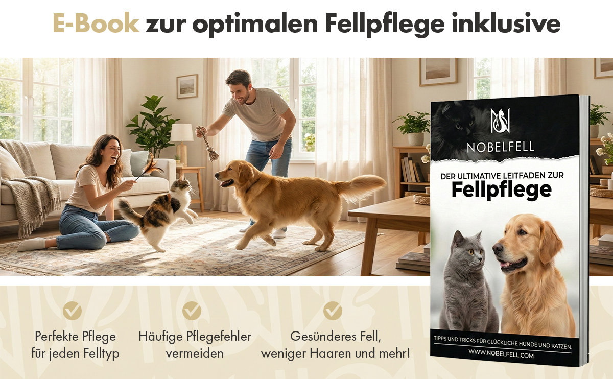 Gratis E-Book zur optimalen Fellpflege inklusive – Perfekte Pflege für jeden Felltyp
